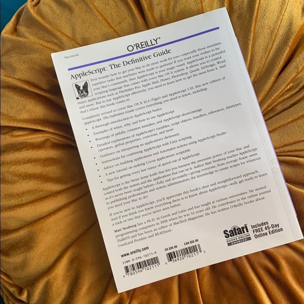 Book AppleScript: The‎ Definitive Guide, 2ndEdition - Picture 2 of 4